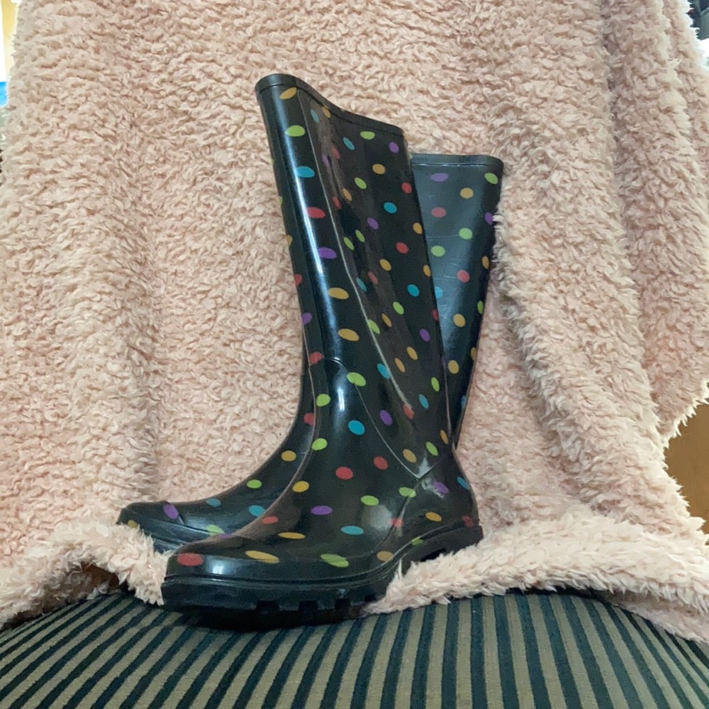 Polka Dot Galoshes